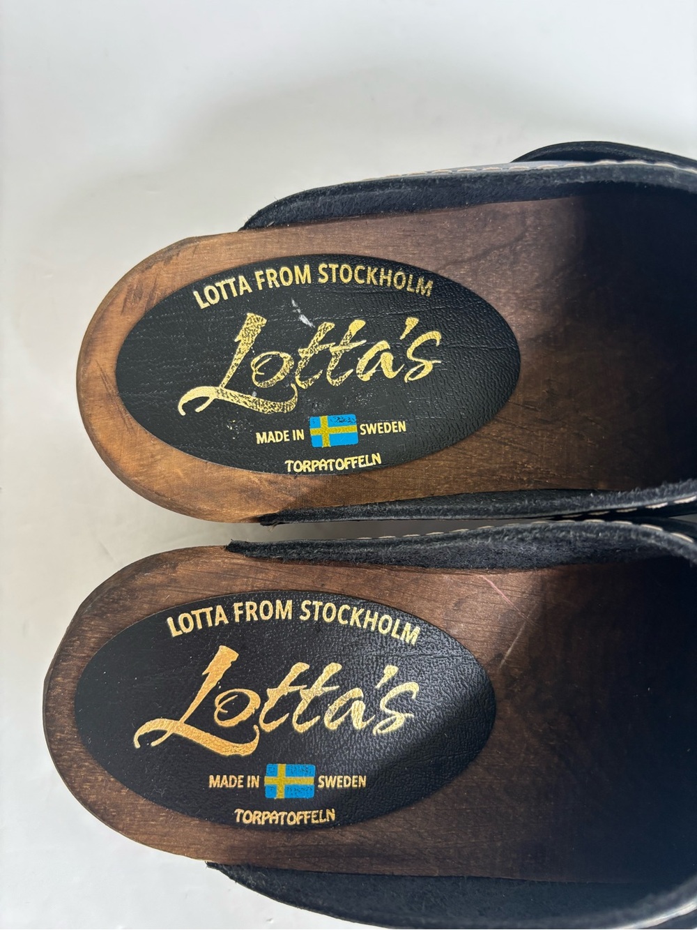 Lotta From Stockholm Black Clogs Size EU 38 - Picture 4 of 8